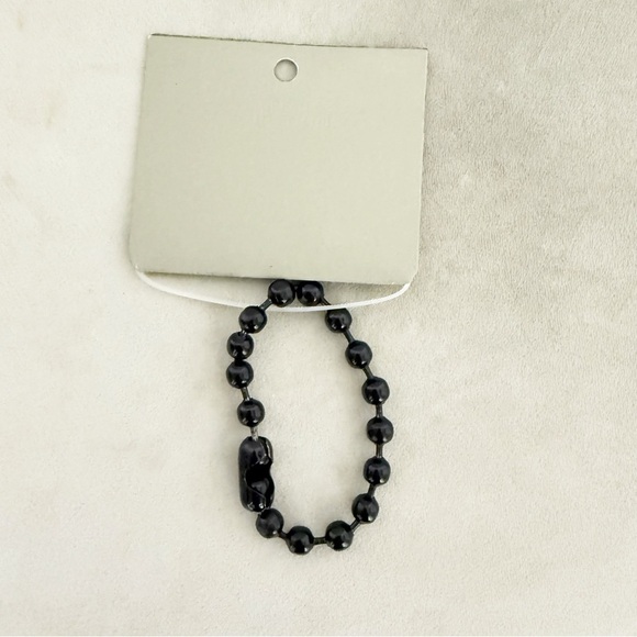 NWT Urban Outfitters Black Ball Bead Bracelet - Picture 1 of 3